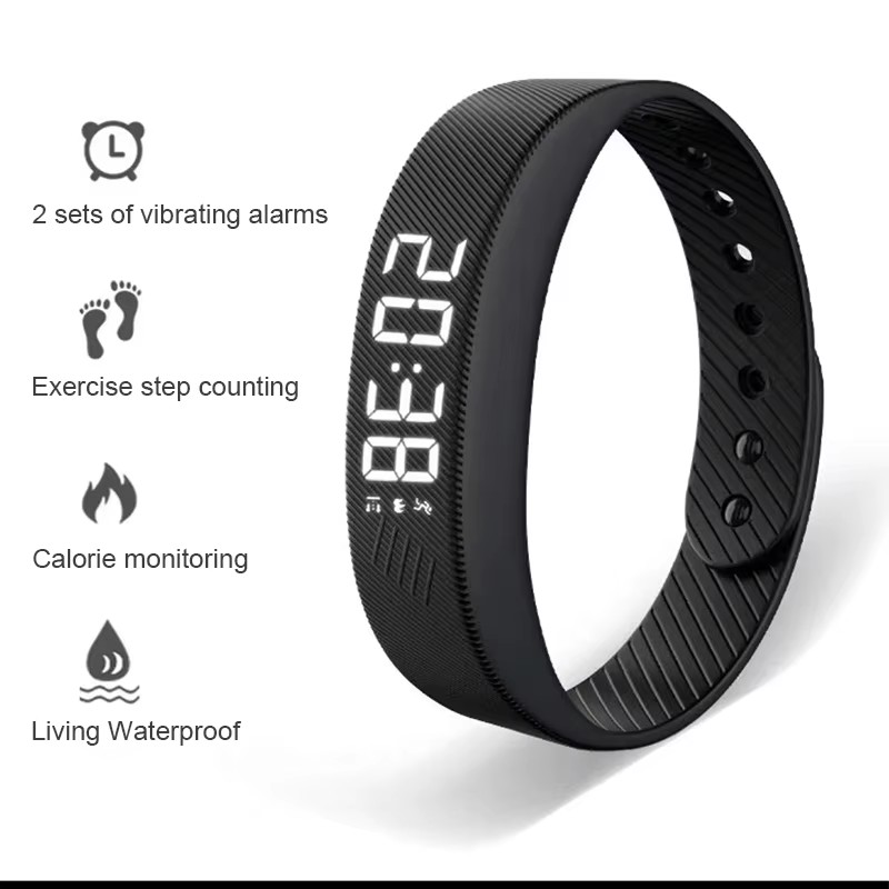 Outdoor Sport Smart Watch - Smart-Armband LED Digital Wasserdicht Smart-Uhr Smartband