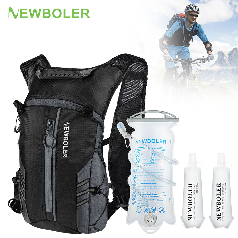 Trail Running Vest - Laufrucksackweste mit Trinkbeutel für Wasserflaschen, leichtes