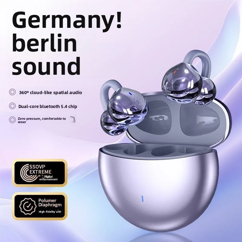 Outdoor Sport Berlin - Berlin Sound 2025 Neue Knochenleitungs-Bluetooth-Kopfhörer Kabellose