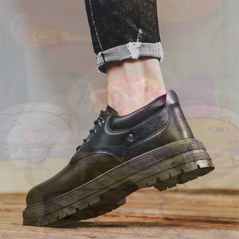 Outdoor Sport Festival - Dunkles Naturleder, modische Turnschuhe, Tennis-Herren-Turnschuhe, modische