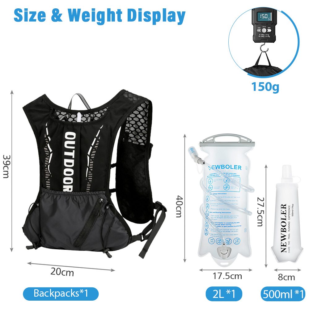 NEWBOLER Outdoor-Sport-Lauftas – Trail Running Vest Bewertung und Preis