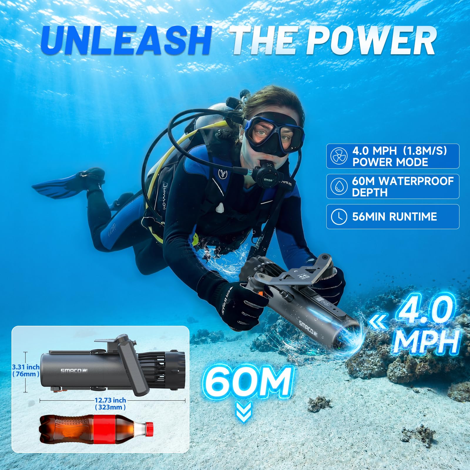 SMACO Unterwasserscooter, Dopp – Outdoor Sports Leisure Bewertung und Preis