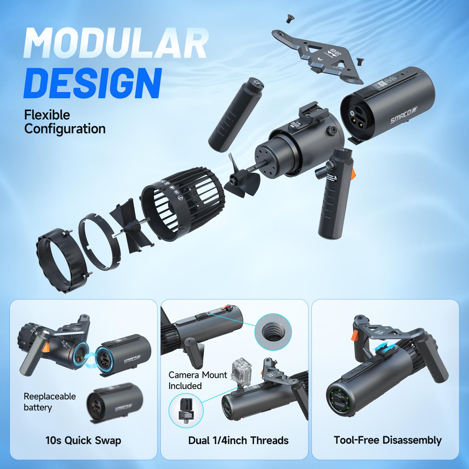 SMACO Unterwasserscooter, Dopp – Outdoor Sports Leisure Bewertung und Preis